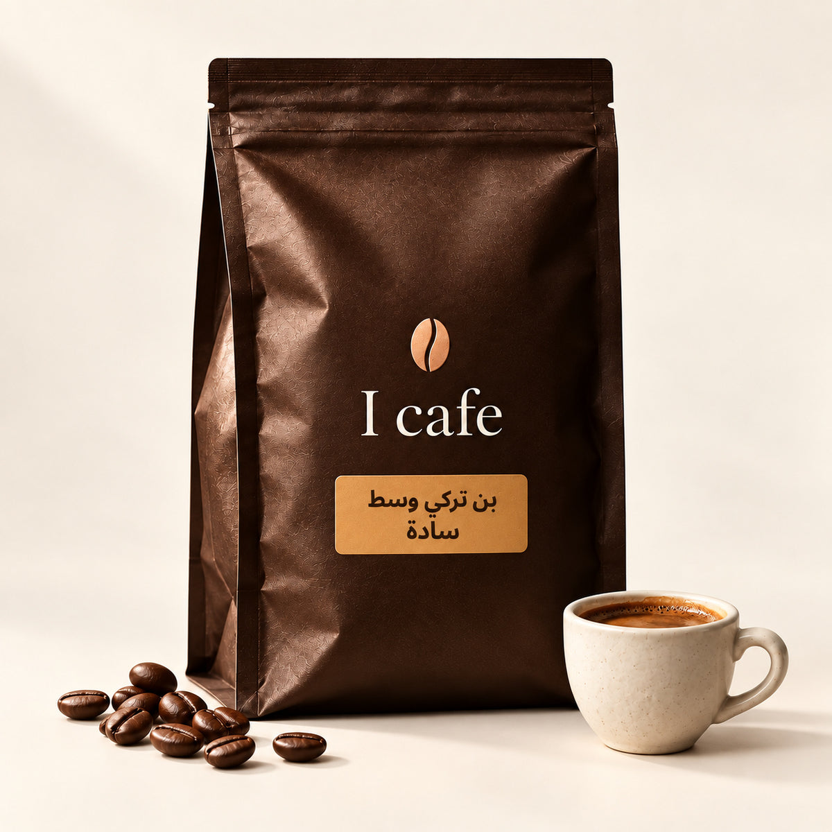بن تركي وسط - سادة - I cafe
